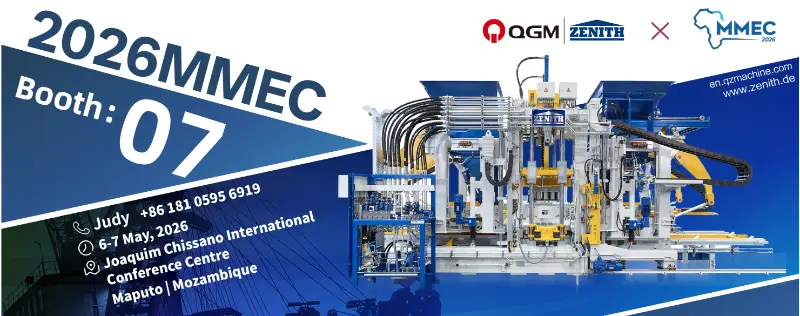 Quangong Machinery Co., Ltd. esittelee tehokkaita tiilikoneratkaisuja vuoden 2026 MMEC-näyttelyssä