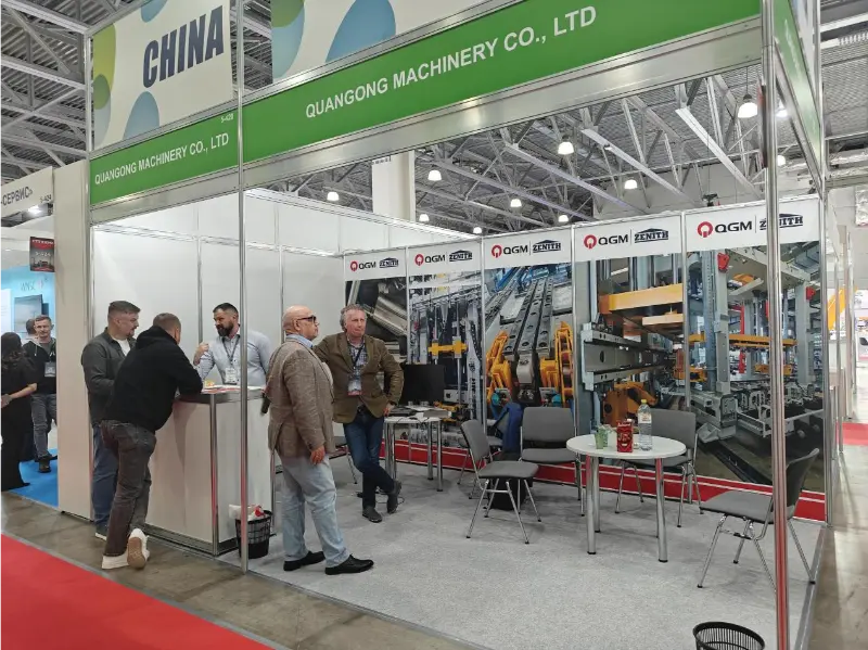 Keskittyminen Euraasian infrastruktuurimarkkinoihin: Quangong Machinery Co., Ltd. Näyttelyt Venäjän CTT EXPO:ssa